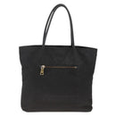 PRADA Tote Bag Nylon Black Gold Auth YKZ773-2