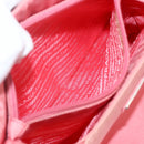PRADA Tote Bag Nylon Pink Silver Auth YKZ774-23