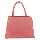 PRADA Tote Bag Nylon Pink Silver Auth YKZ774-2