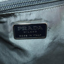 PRADA Sports Boston Bag Nylon 2way Black Silver Auth YKZ775-21