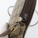 GUCCI GG Supreme Shoulder Bag PVC Beige Gold 89 02 068 Auth YKZ782-9