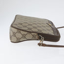 GUCCI GG Supreme Shoulder Bag PVC Beige Gold 89 02 068 Auth YKZ782-3