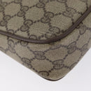 GUCCI GG Supreme Umhängetasche PVC Beige Gold 97 02 068 Auth YKZ783-17