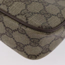 GUCCI GG Supreme Umhängetasche PVC Beige Gold 97 02 068 Auth YKZ783-18