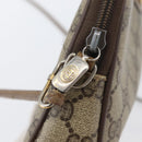 GUCCI GG Supreme Umhängetasche PVC Beige Gold 97 02 068 Auth YKZ783-10