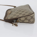 GUCCI GG Supreme Umhängetasche PVC Beige Gold 97 02 068 Auth YKZ783-4