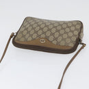GUCCI GG Supreme Umhängetasche PVC Beige Gold 97 02 068 Auth YKZ783-6
