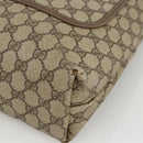 GUCCI GG Supreme Web Sherry Line Tote Bag PVC Beige Gold 39 02 003 Auth YKZ784-9