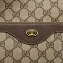 GUCCI GG Supreme Web Sherry Line Tote Bag PVC Beige Gold 39 02 003 Auth YKZ784-17