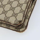 GUCCI GG Supreme Web Sherry Line Shoulder Bag PVC Beige Gold 010 378 Auth YKZ785-15