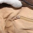 GUCCI GG Supreme Web Sherry Line Shoulder Bag PVC Beige Gold 010 378 Auth YKZ785-21