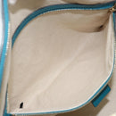 GUCCI Micro GG Supreme Hand Bag PVC 2way Outlet Green Silver Auth YKZ787-23