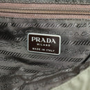 PRADA Backpack Nylon Beige Silver Auth YKZ795-24