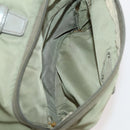 PRADA Backpack Nylon Beige Silver Auth YKZ795-28