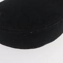 FENDI Mamma Baguette Shoulder Bag Nylon Black Silver Auth YKZ797-14