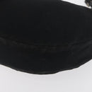 FENDI Mamma Baguette Shoulder Bag Nylon Black Silver Auth YKZ797-15