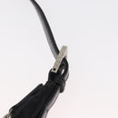 FENDI Mamma Baguette Shoulder Bag Nylon Black Silver Auth YKZ797-18