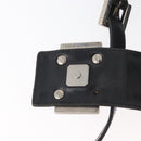 FENDI Mamma Baguette Shoulder Bag Nylon Black Silver Auth YKZ797-9