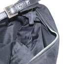 FENDI Mamma Baguette Shoulder Bag Nylon Black Silver Auth YKZ797-21