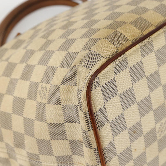 LOUIS VUITTON Damier Azur Saleya MM Tote Bag N51185 LV Auth YKZ810