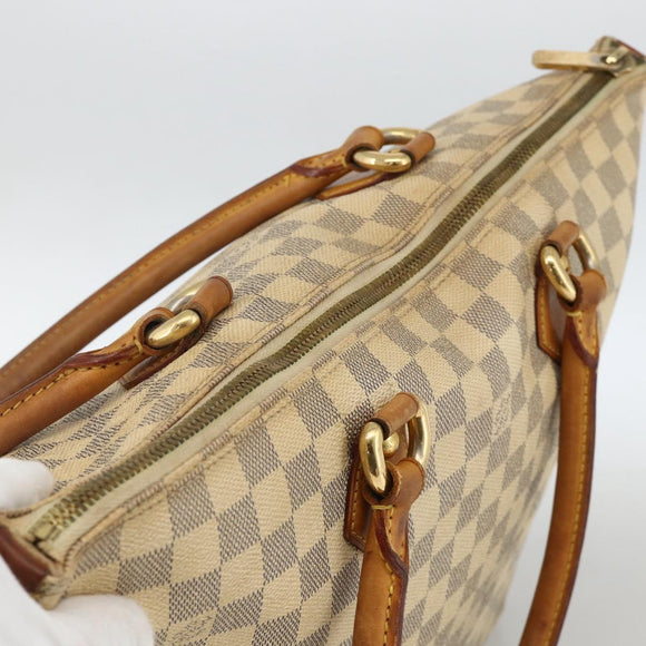 LOUIS VUITTON Damier Azur Saleya MM Tote Bag N51185 LV Auth YKZ810