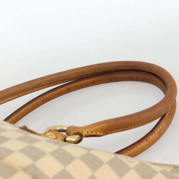 LOUIS VUITTON Damier Azur Saleya MM Tote Bag N51185 LV Auth YKZ810