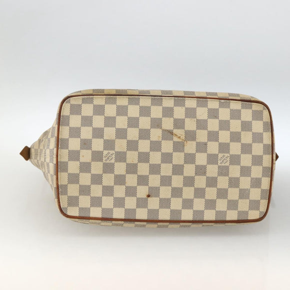 LOUIS VUITTON Damier Azur Saleya MM Tote Bag N51185 LV Auth YKZ810
