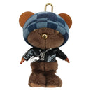LOUIS VUITTON Bear Bag Charm Leather Brown M03206 LV Auth YKZ811SAM-2