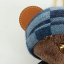LOUIS VUITTON Bear Bag Charm Leather Brown M03206 LV Auth YKZ811SAM-6
