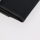 GUCCI GG Canvas Pretty Wallet Black Gold Navy 167466 Auth YKZ814A-10
