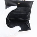 GUCCI GG Canvas Pretty Wallet Black Gold Navy 167466 Auth YKZ814A-18