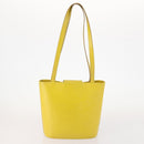 Salvatore Ferragamo Shoulder Bag Leather 2 Set Black Yellow Auth YKZ815-3