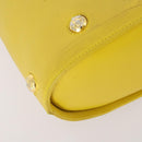 Salvatore Ferragamo Shoulder Bag Leather 2 Set Black Yellow Auth YKZ815-8