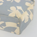 CHANEL COCO Mark Chain Shoulder Bag Canvas Light Blue Gold CC Auth YKZ826A-15