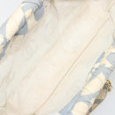 CHANEL COCO Mark Chain Shoulder Bag Canvas Light Blue Gold CC Auth YKZ826A-11