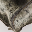 FENDI Backpack Fur Beige Silver Auth YKZ827A-16