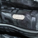 FENDI Backpack Fur Beige Silver Auth YKZ827A-25
