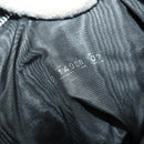 FENDI Backpack Fur Beige Silver Auth YKZ827A-11