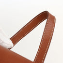 CELINE Macadam Canvas Backpack PVC Leather Brown Gold Auth YKZ829A-8