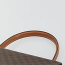 CELINE Macadam Canvas Star Ball Handtas Bruin Goud Auth YKZ830A-8