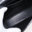 CHANEL Matelasse Chain Hand Bag Patent leather Black Silver CC Auth YKZ831A-17