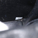 CHANEL Matelasse Chain Hand Bag Patent leather Black Silver CC Auth YKZ831A-22