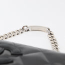 CHANEL Matelasse Chain Hand Bag Patent leather Black Silver CC Auth YKZ831A-8