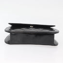 CHANEL Matelasse Chain Hand Bag Patent leather Black Silver CC Auth YKZ831A-9