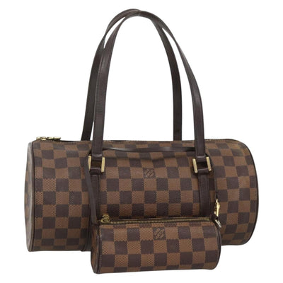 LOUIS VUITTON Damier Ebene Papillon 30 Hand Bag N51303 LV Auth YKZ837A