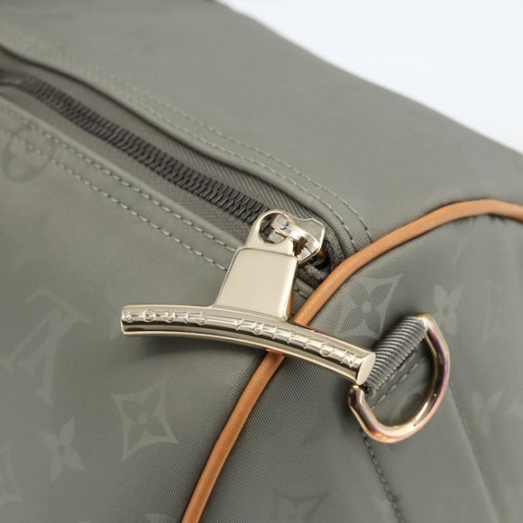 LOUIS VUITTON Titanium Keepall Bandouliere 50 Bag Gray M43886 LV Auth YKZ839SM