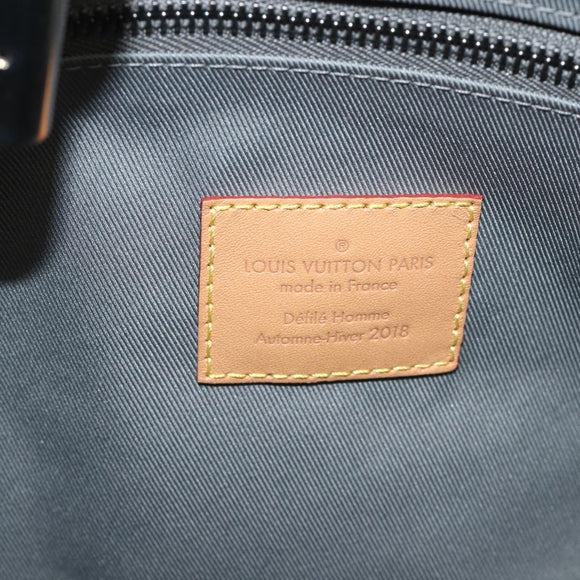 LOUIS VUITTON Titanium Keepall Bandouliere 50 Bag Gray M43886 LV Auth YKZ839SM