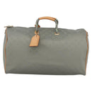 LOUIS VUITTON Titanium Keepall Bandouliere 50 Bag Gray M43886 LV Auth YKZ839SM-13