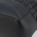 BOTTEGA VENETA INTRECCIATO Tote Bag Leather Black Auth YKZ864A-15