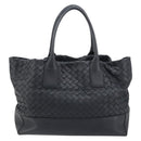 BOTTEGA VENETA INTRECCIATO Tote Bag Leather Black Auth YKZ864A-2